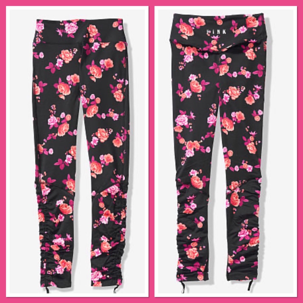 NWT VS PINK ULTIMATE RUCHED LEGGINGS